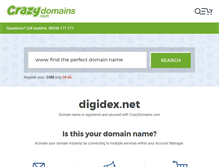 Tablet Screenshot of digidex.net
